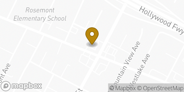 Map showing the location of McDonald's in Los Angeles, CA 90026