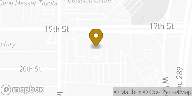 Map showing the location of McDonald's in Lubbock, TX 79407