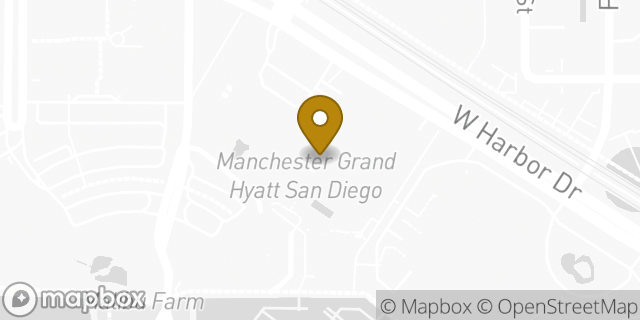 Map showing the location of Enterprise in San Diego, CA 92101