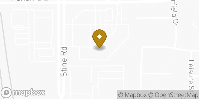 Map showing the location of The UPS Store in Bakersfield, CA 93313