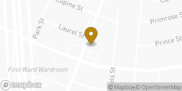 Map showing the location of Dunkin' in Pawtucket, RI 02860
