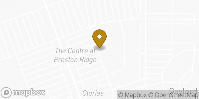 Map showing the location of J.Crew Factory in Frisco, TX 75034