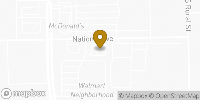 Map showing the location of Subway in Indianapolis, IN 46227
