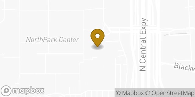 Map showing the location of Sunglass Hut in Dallas, TX 75225