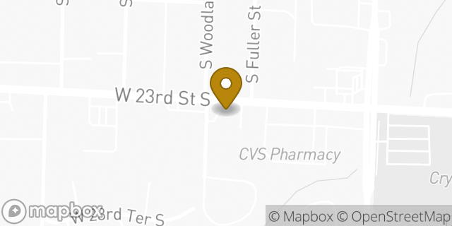 Map showing the location of Subway in Independence, MO 64052