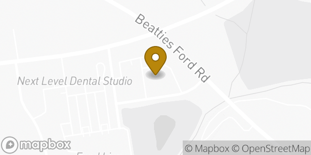 Map showing the location of CVS Pharmacy in Charlotte, NC 28216
