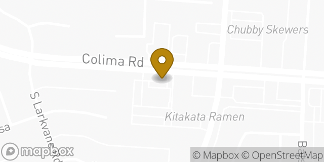 Map showing the location of Starbucks in Rowland Heights, CA 91748