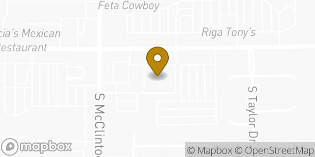 Map showing the location of Walgreens in Tempe, AZ 85284