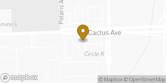 Map showing the location of Cactus in Las Vegas, NV 89141