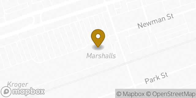 Map showing the location of Marshalls in Dearborn, MI 48124