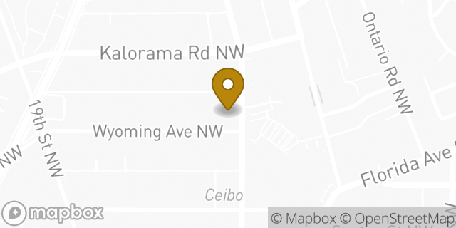 Map showing the location of The UPS Store in Washington, DC 20009