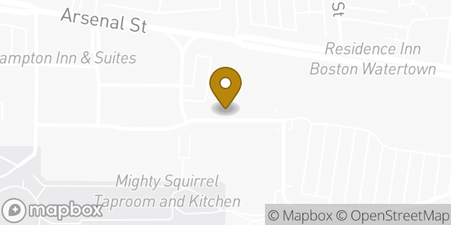 Map showing the location of Ben and Jerry's in Watertown, MA 02472