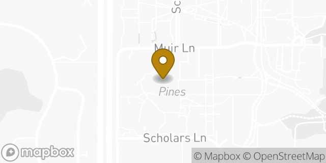 Map showing the location of Amazon Locker - Muir in La Jolla, CA 92092
