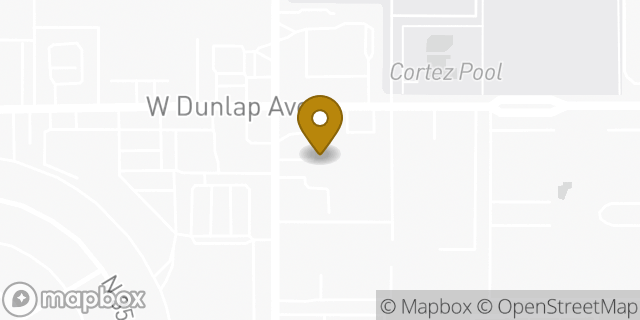 Map showing the location of Amazon Locker - Finance in Phoenix, AZ 85051