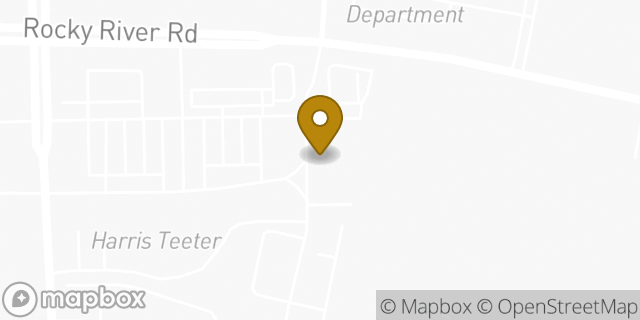 Map showing the location of Stafford Road KinderCare in Charlotte, NC 28215