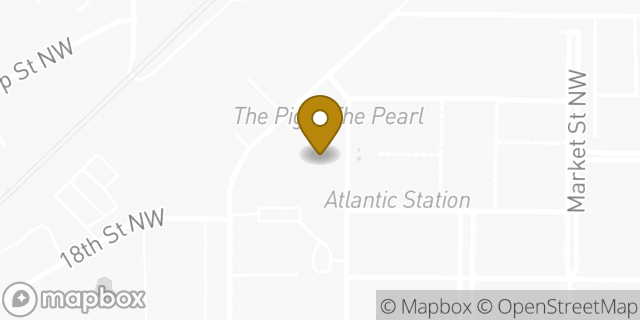 Map showing the location of Publix Super Market At Atlantic Station in Atlanta, GA 30363