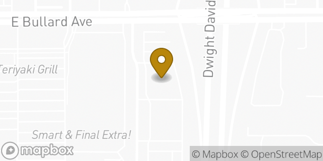 Map showing the location of Lithia Lincoln of Fresno in Fresno, CA 93710