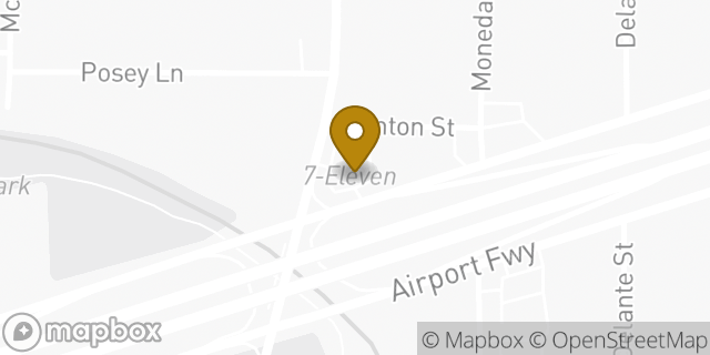 Map showing the location of Amazon Locker - Carol in Haltom City, TX 76117