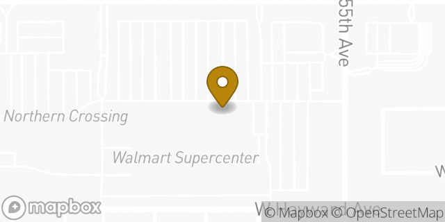 Map showing the location of McDonald's in Glendale, AZ 85301