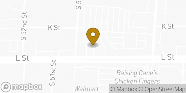 Map showing the location of Subway in Omaha, NE 68117