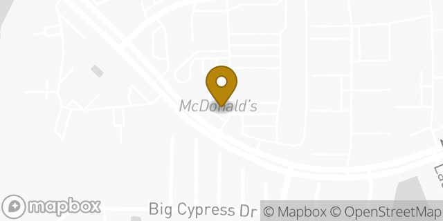 Map showing the location of McDonald's in Miami Lakes, FL 33014