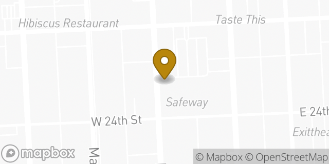 Map showing the location of Safeway in Baltimore, MD 21218