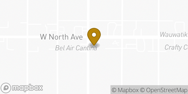 Map showing the location of Subway in Wauwatosa, WI 53213
