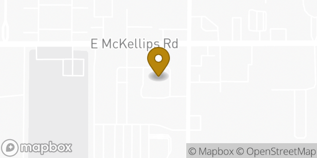 Map showing the location of Walgreens in Mesa, AZ 85213