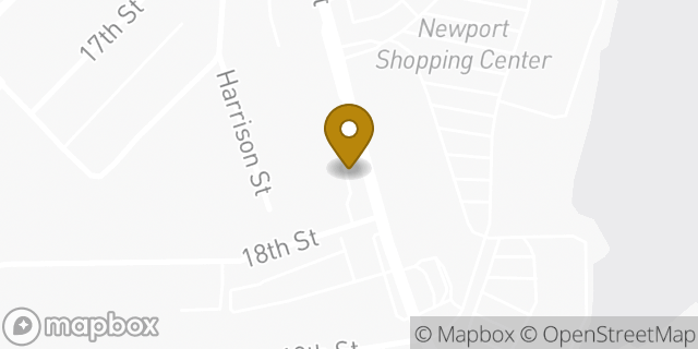 Map showing the location of Enterprise Rent-A-Car in Newport, KY 41071