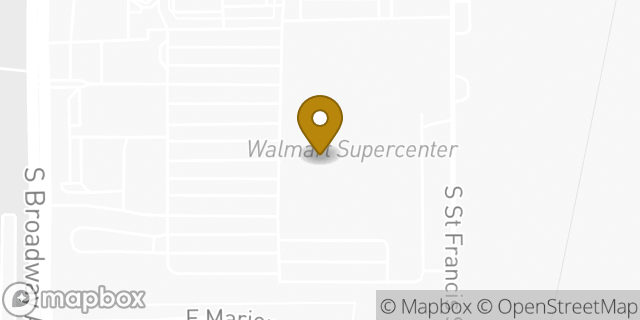Map showing the location of Walmart in Wichita, KS 67211