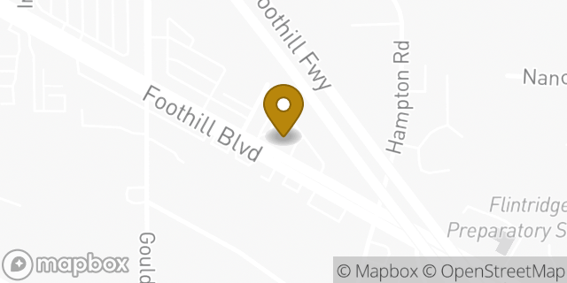 Map showing the location of McDonald's in La Canada Flintridge, CA 91011