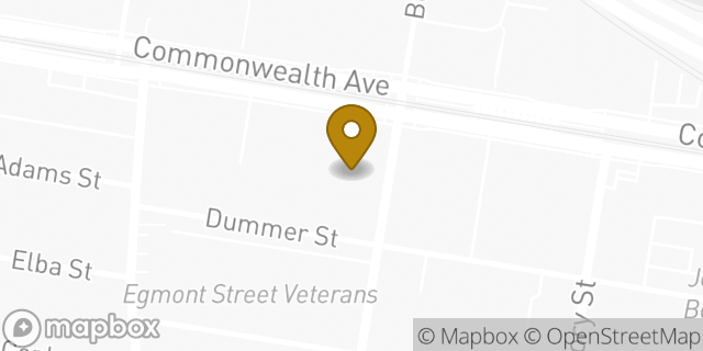 Map showing the location of CVS Pharmacy in Boston, MA 02215