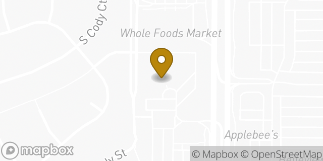 Map showing the location of Kaiser Permanente Southwest Medical Offices in Littleton, CO 80123