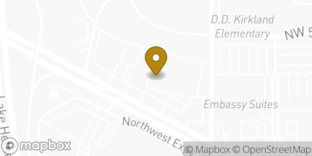 Map showing the location of Chipotle Mexican Grill in Oklahoma City, OK 73112