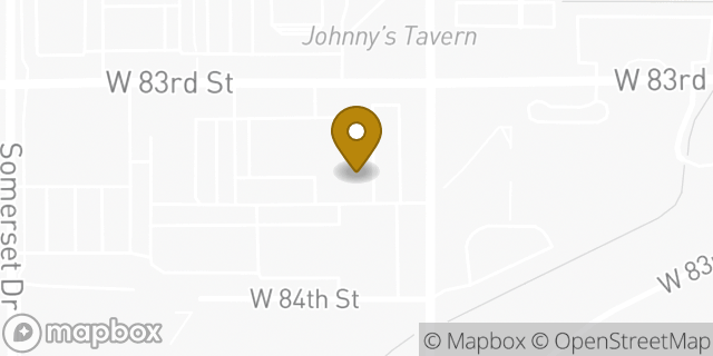 Map showing the location of Panera Bread in Prairie Village, KS 66206