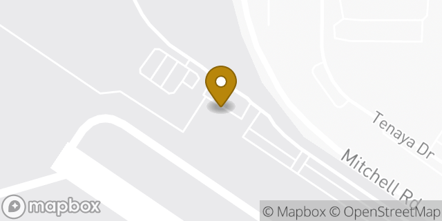 Map showing the location of Avis Car Rental in Modesto, CA 95354