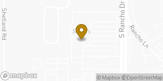 Map showing the location of Amazon Locker - Craig in Las Vegas, NV 89106