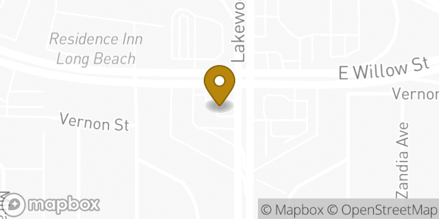 Map showing the location of ATM Michaels Shell in Long Beach, CA 90815