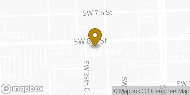 Map showing the location of McDonald's in Miami, FL 33135