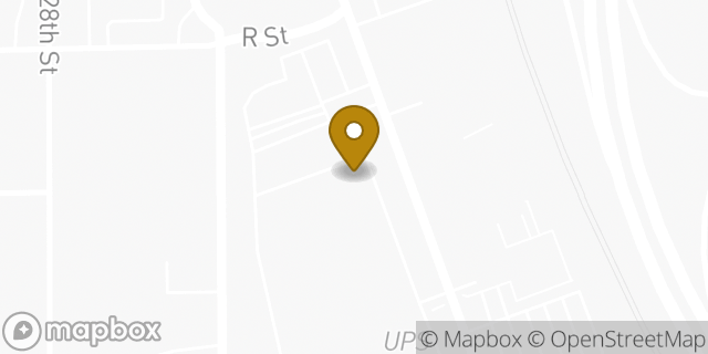 Map showing the location of Ups in Omaha, NE 68107