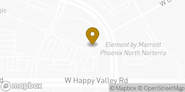 Map showing the location of Subway in Phoenix, AZ 85085