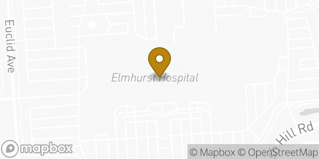 Map showing the location of Starbucks in Elmhurst, IL 60126