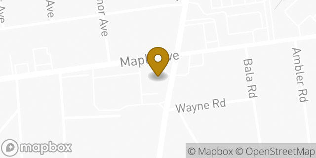 Map showing the location of Amazon Locker - Aya in Pennsauken, NJ 08109