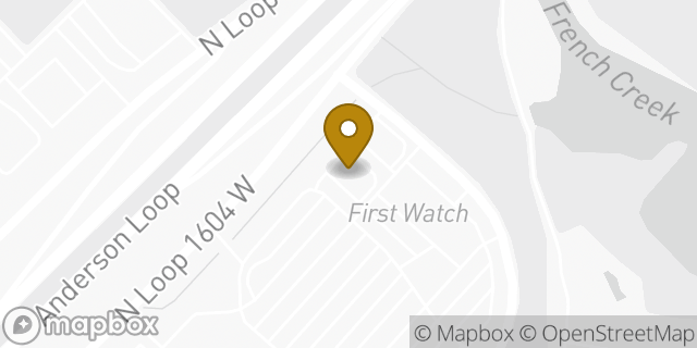 Map showing the location of Panera Bread in San Antonio, TX 78249
