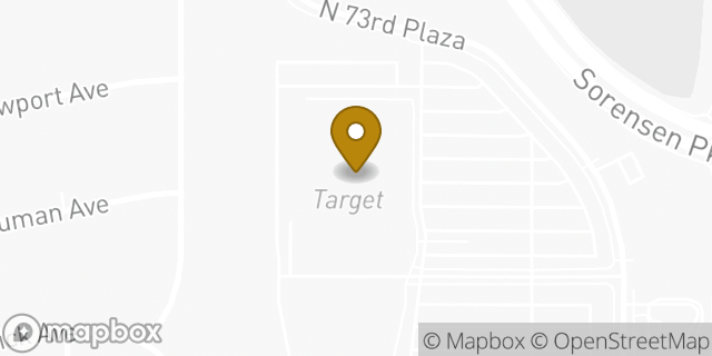 Map showing the location of CVS Pharmacy inside Target Store in Omaha, NE 68122