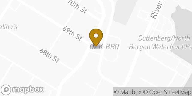 Map showing the location of Bank of America Walk-Up ATM | Galaxy Mall in North Bergen, NJ 07047