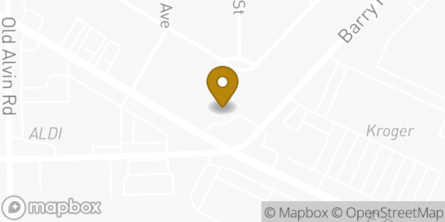 Map showing the location of Amazon Locker - Examination in Pearland, TX 77581