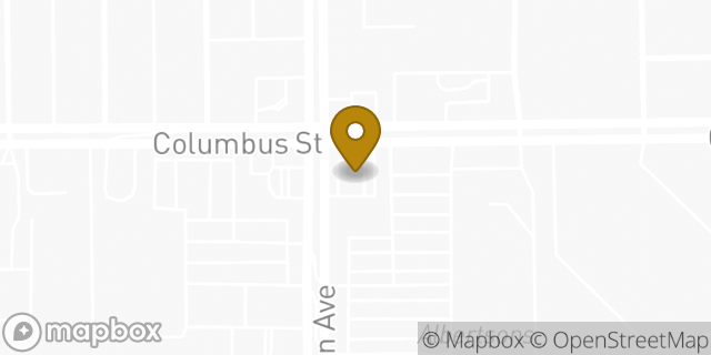 Map showing the location of McDonald's in Bakersfield, CA 93306