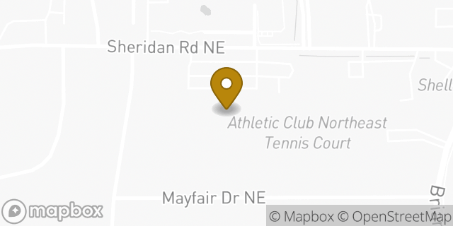 Map showing the location of Life Time in Atlanta, GA 30324