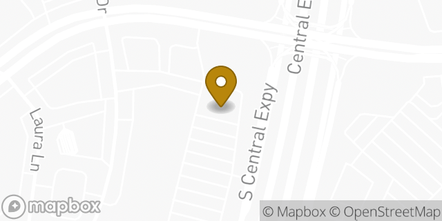 Map showing the location of Panera Bread in McKinney, TX 75070